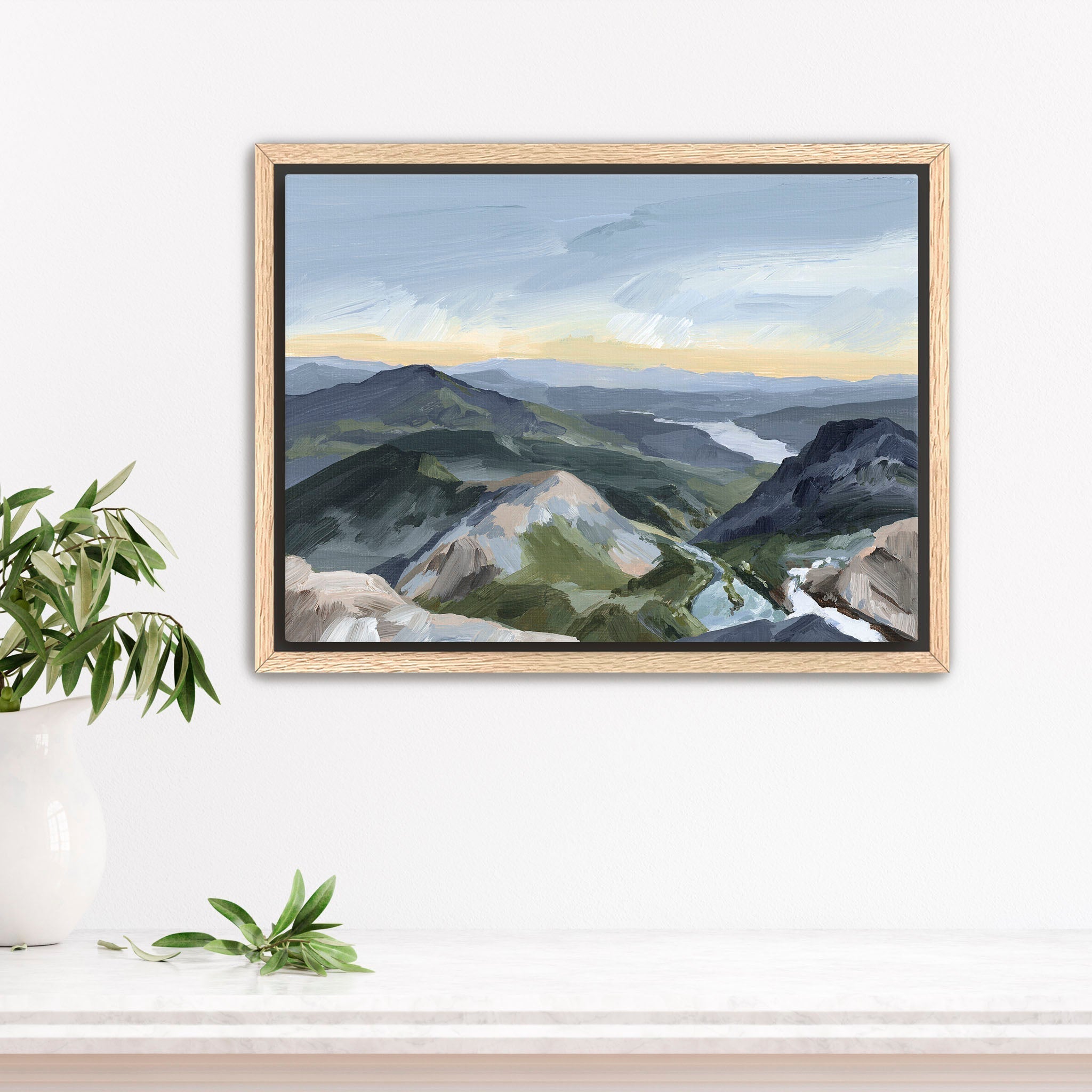 "Peaks and Valleys II" Art Print