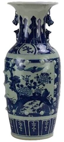 Extra Large Bird Scene Vase