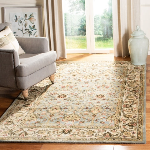 Persian Legend Wool Rug in Gray and Ivory