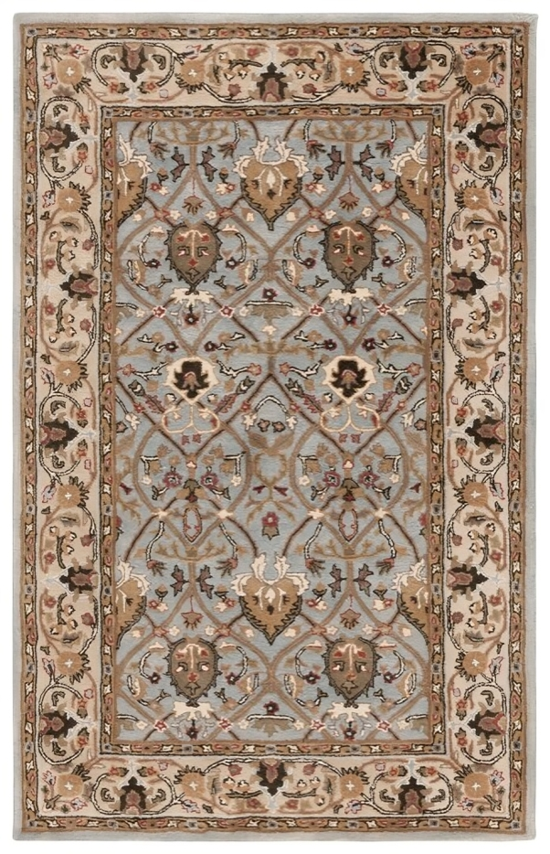 Persian Legend Wool Rug in Gray and Ivory