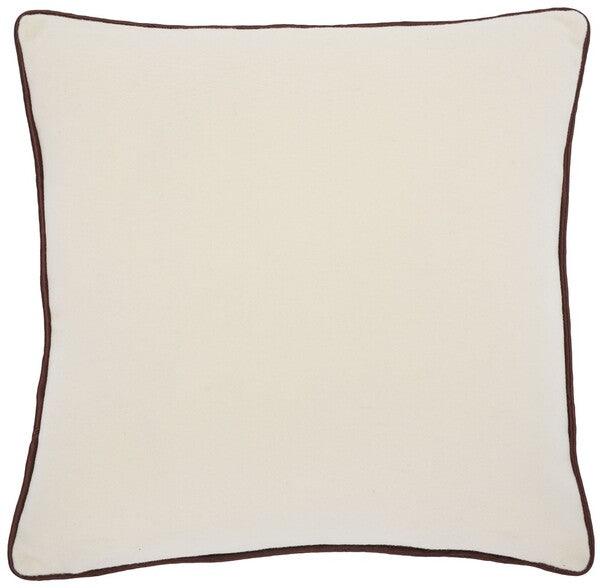 Safavieh Alaia Poly Fill Pillow in Ivory/Brown (Copy)