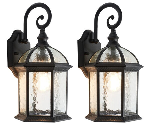 Falyn Black Outdoor Wall Sconce - Set of 2