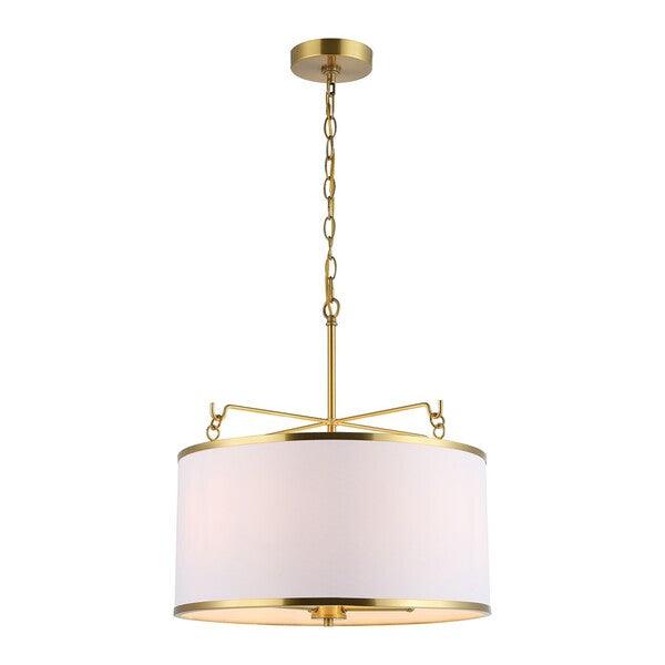 Safavieh Perzeta Brass-White Extendable Pendant