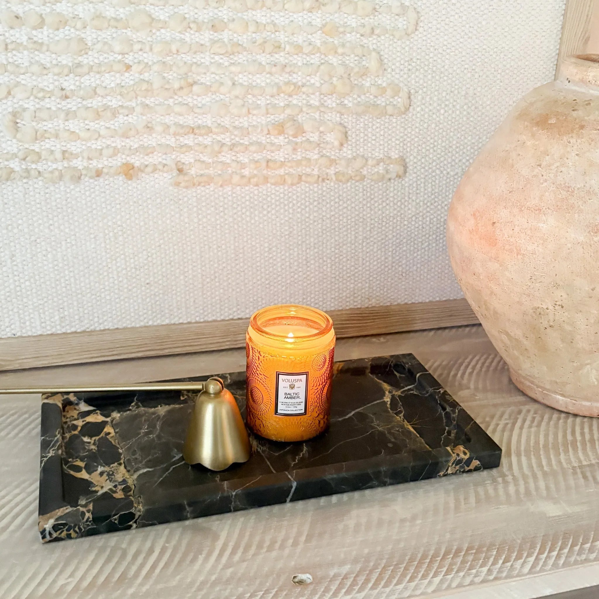 Portoro Gold Marble Tray