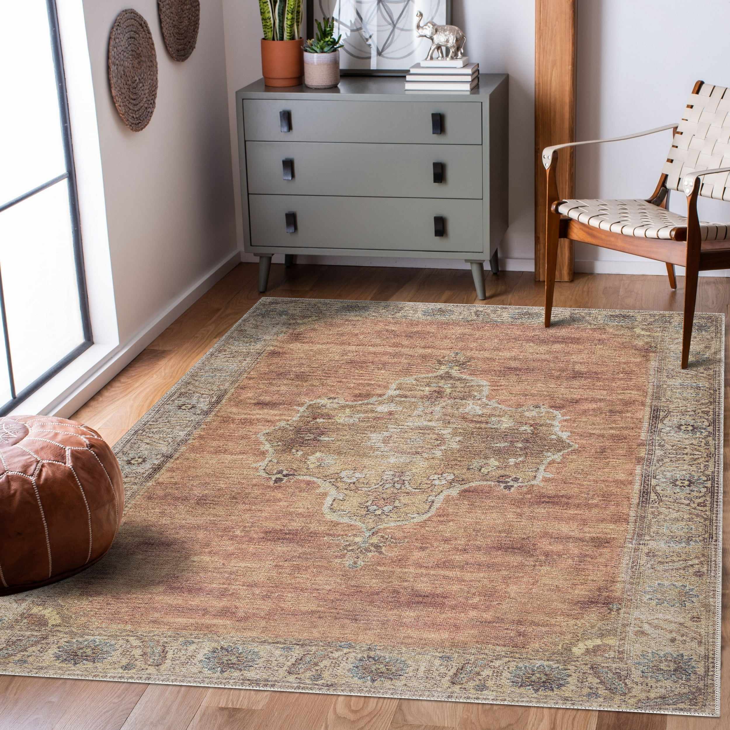 Powhatan Chenille-Polyester Thin Rug