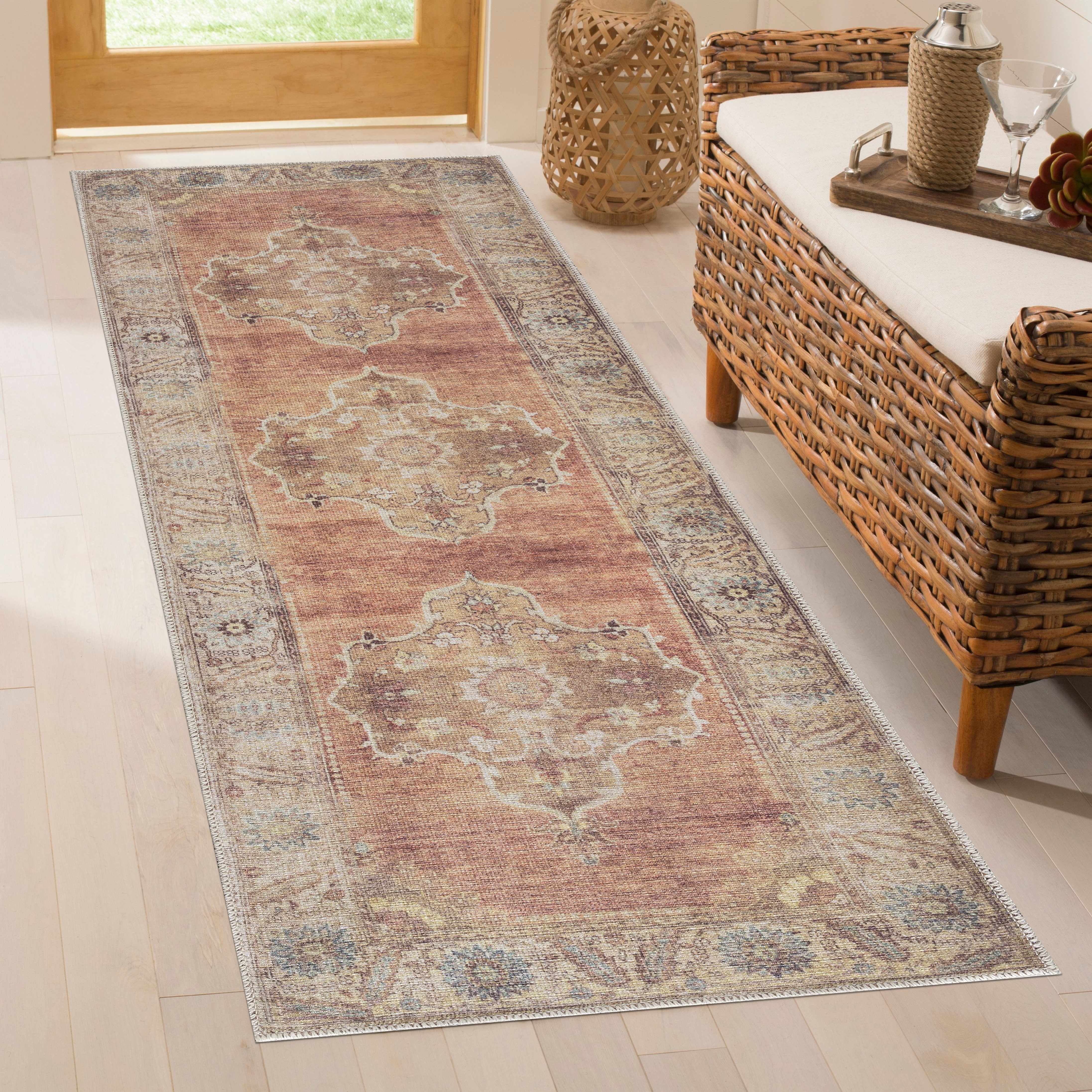 Powhatan Chenille-Polyester Thin Rug