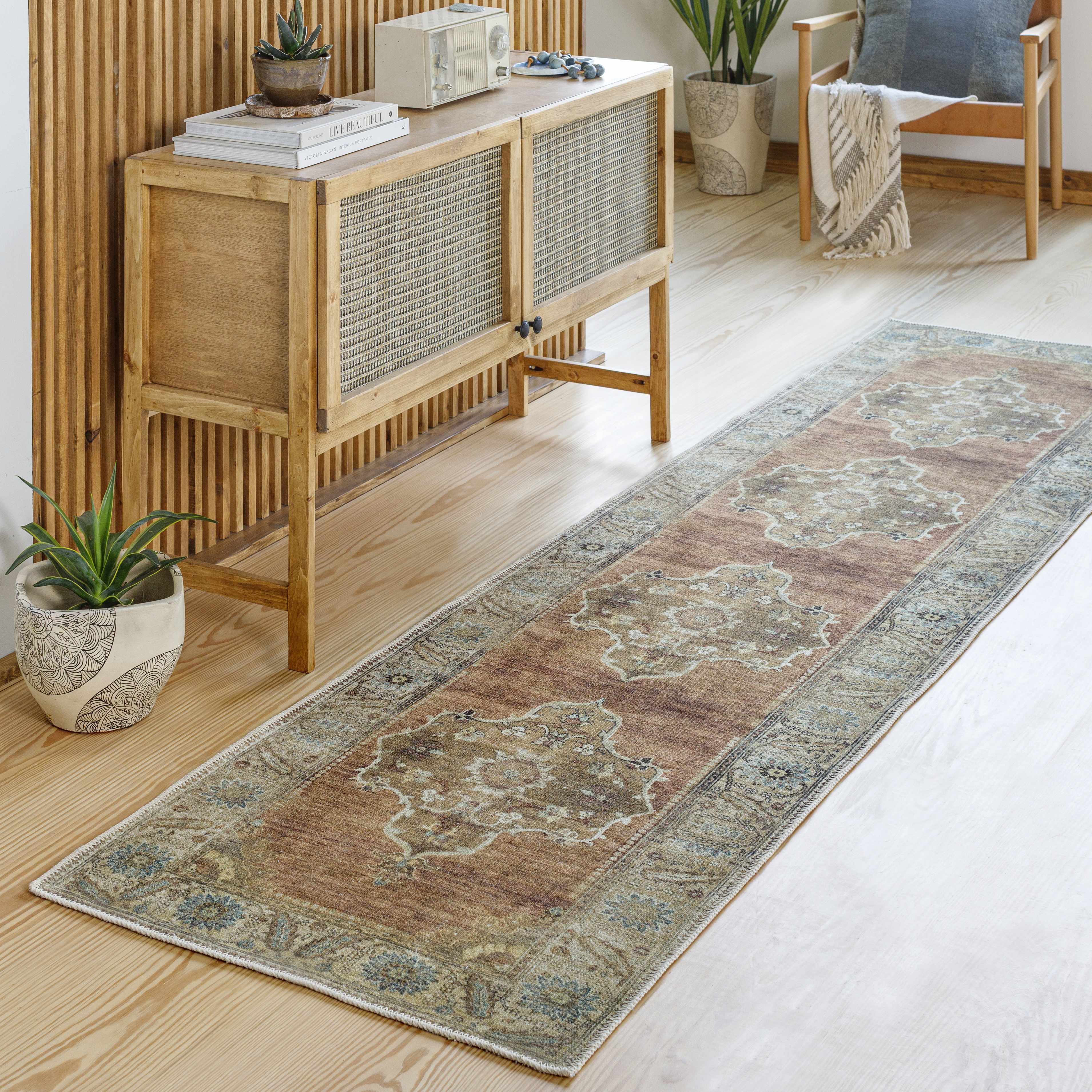 Powhatan Chenille-Polyester Thin Rug