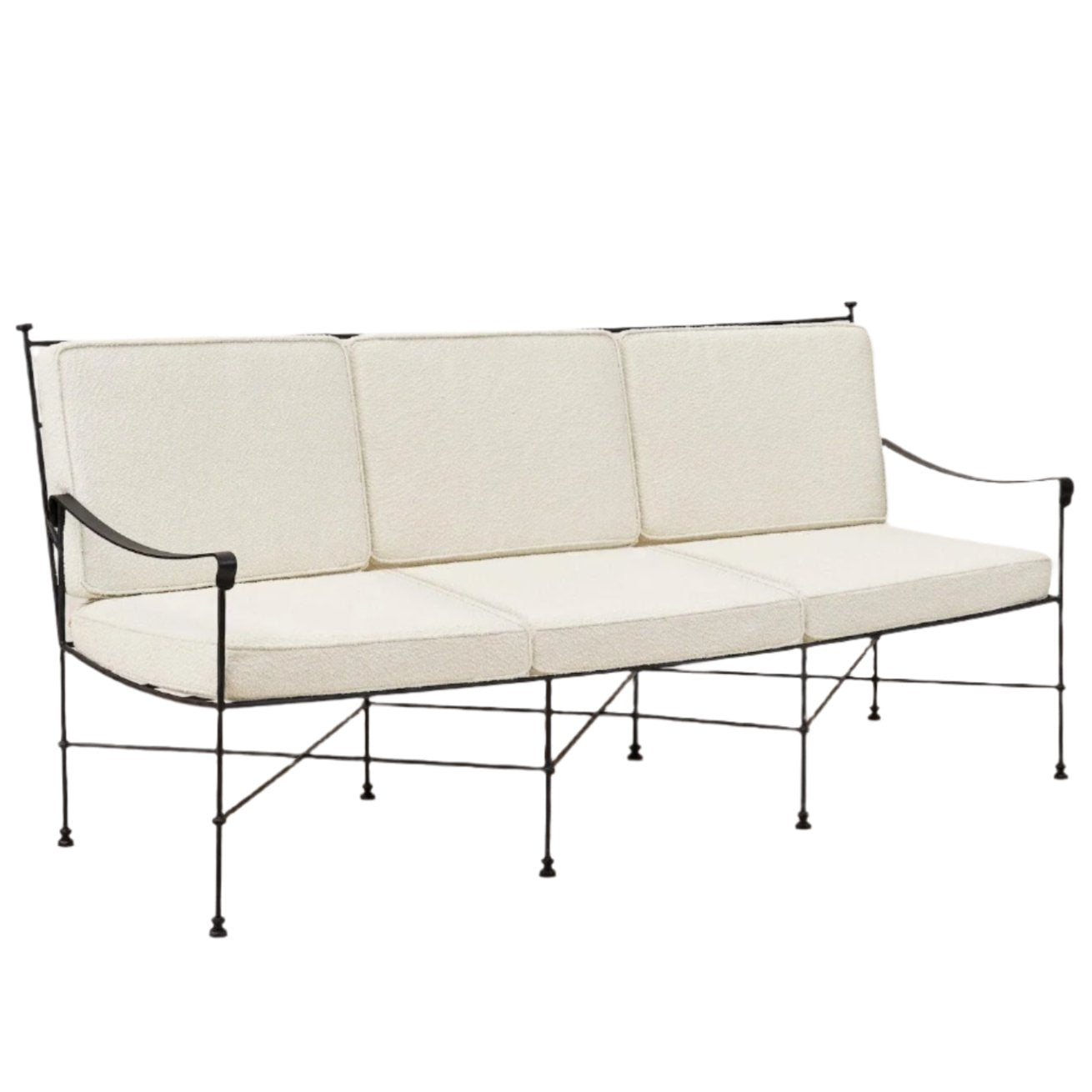 Provence Outdoor 3 Seater Sofa - Boucle