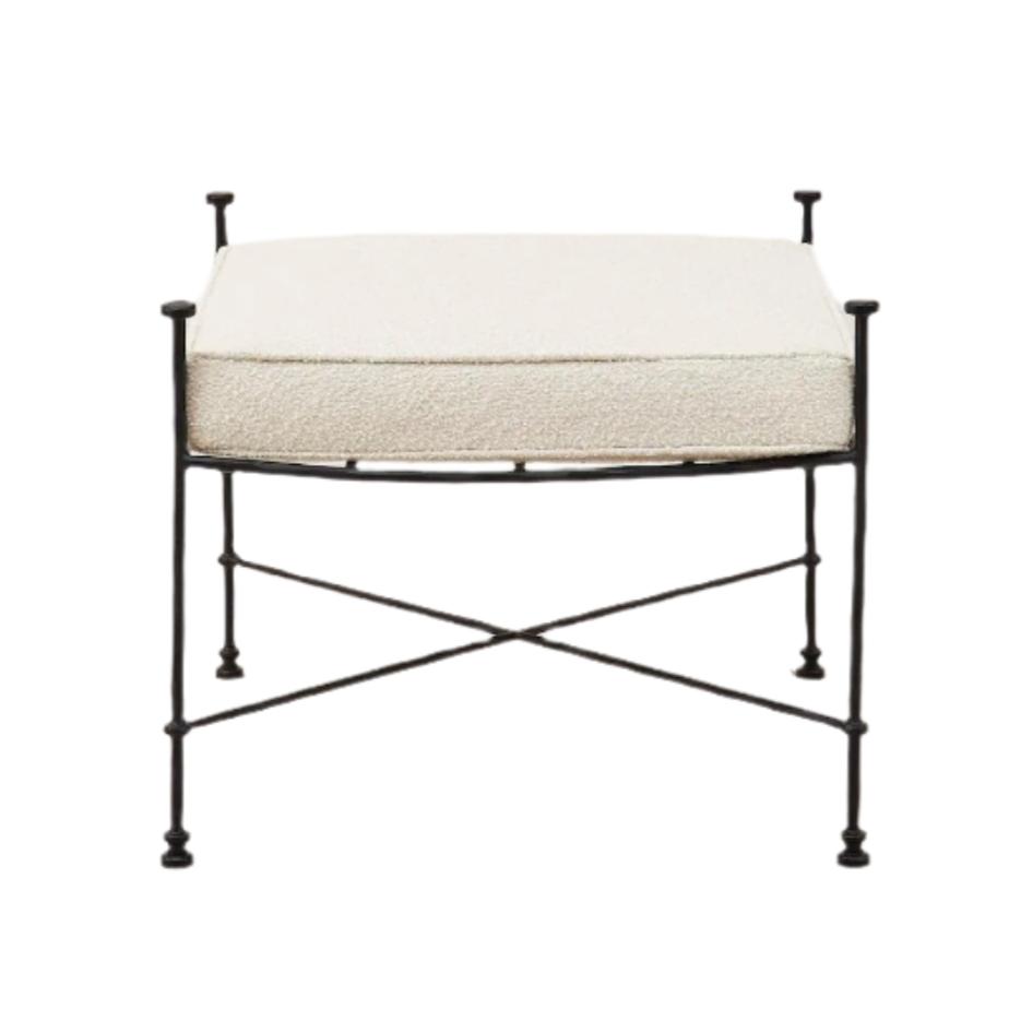 Provence Outdoor Ottoman - Boucle