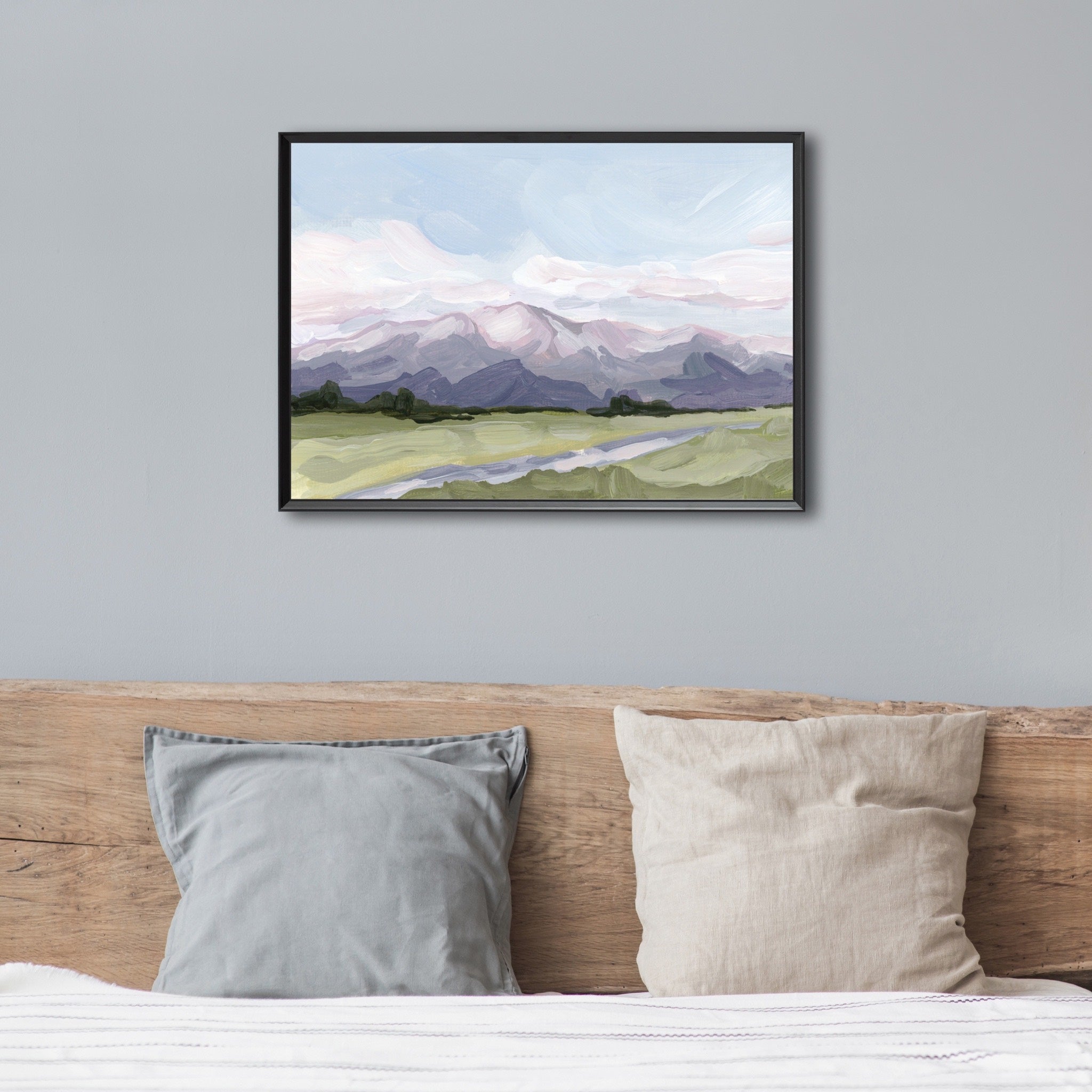 "Purple Peak" Art Print