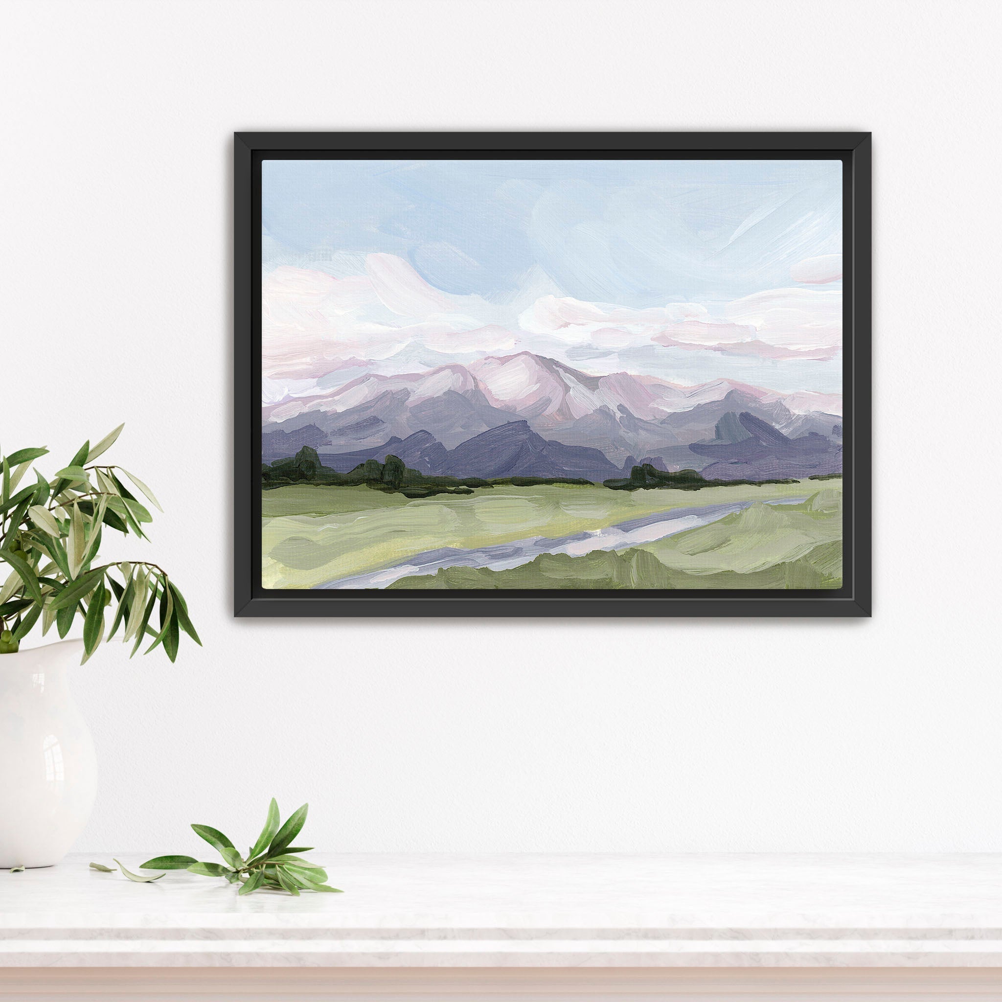 "Purple Peak" Art Print