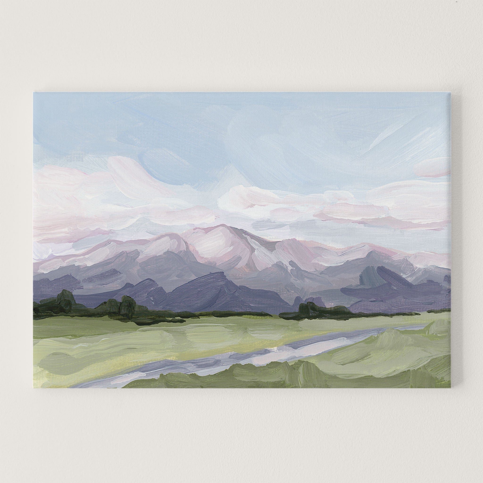 "Purple Peak" Art Print