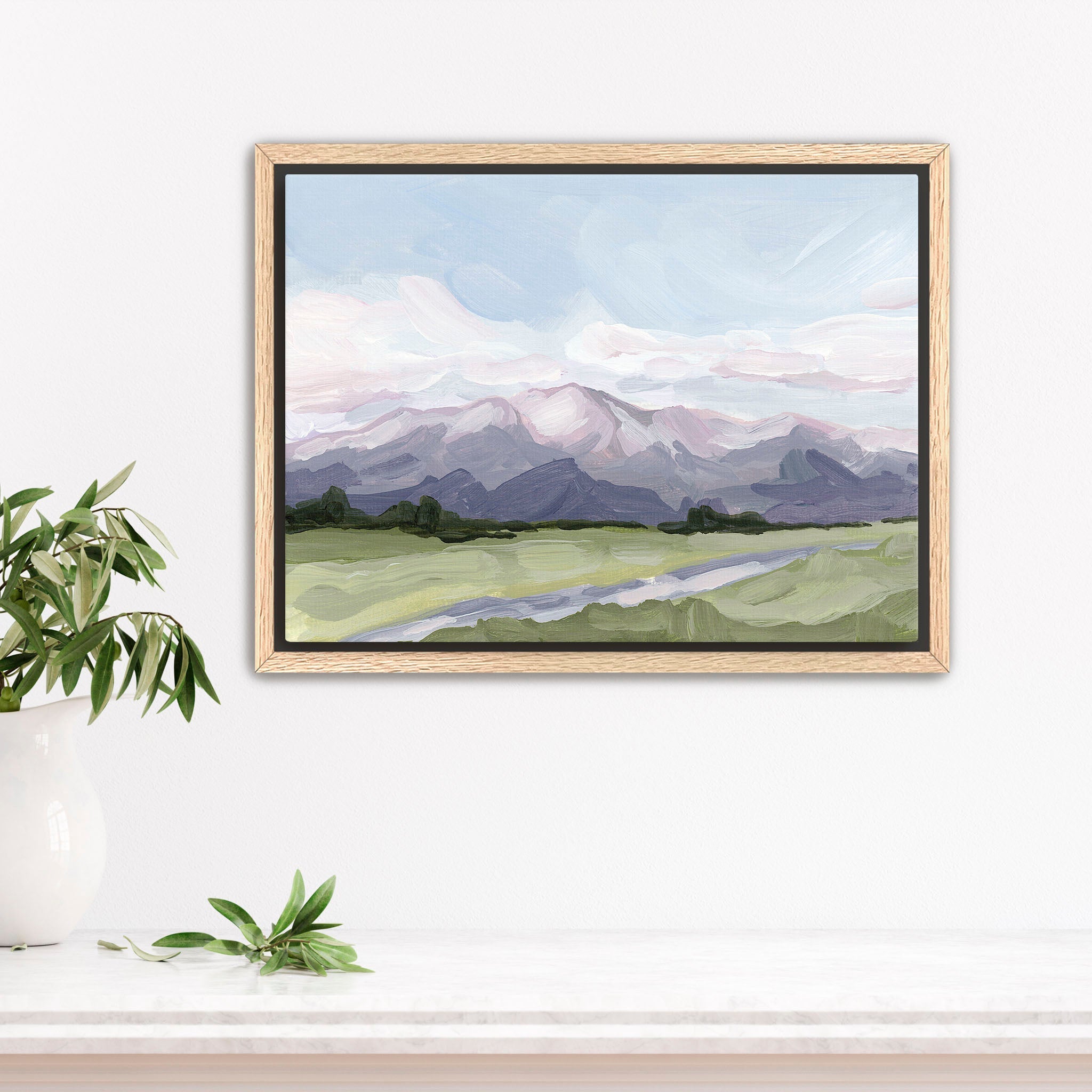 "Purple Peak" Art Print