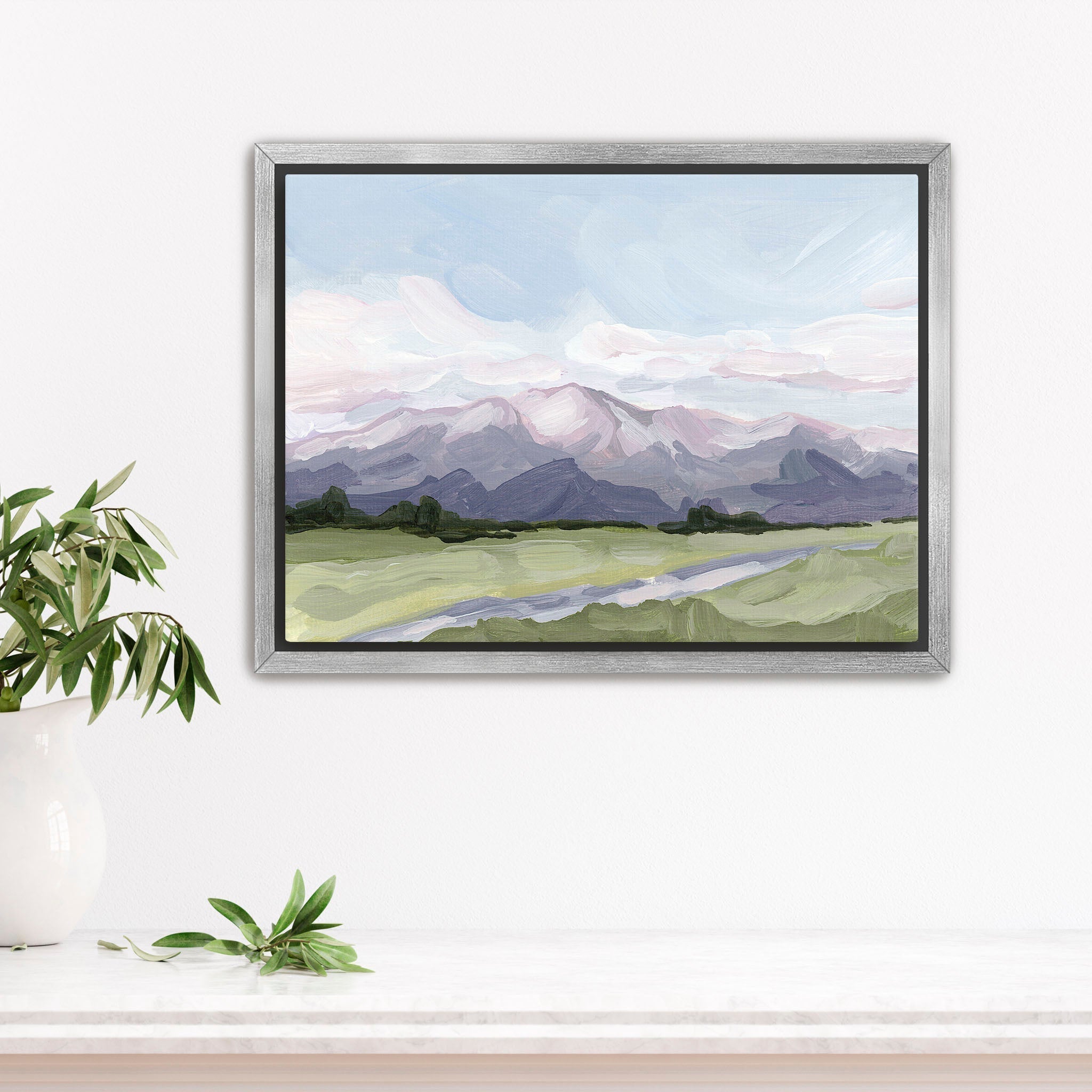 "Purple Peak" Art Print