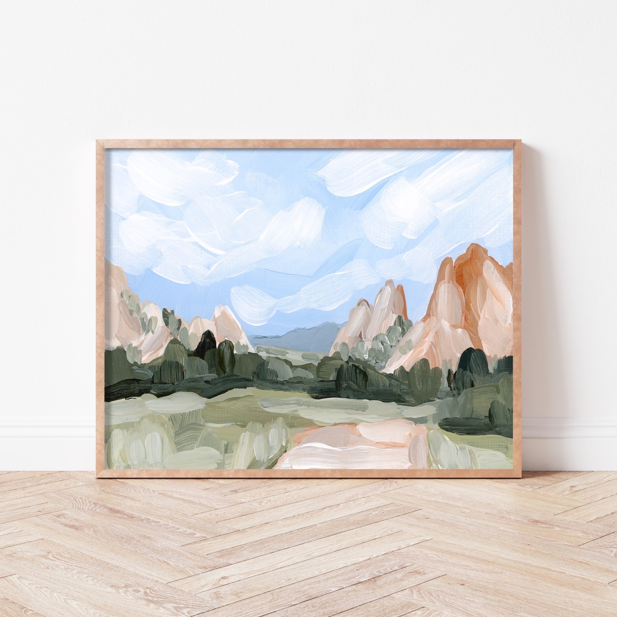 "Red Rocks" Art Print