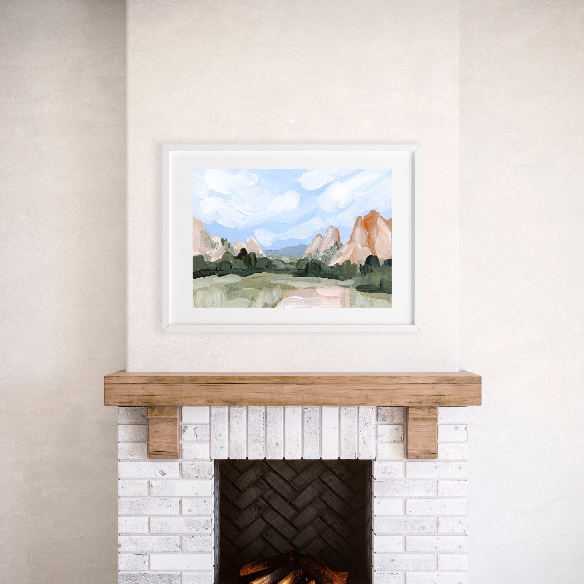 "Red Rocks" Art Print