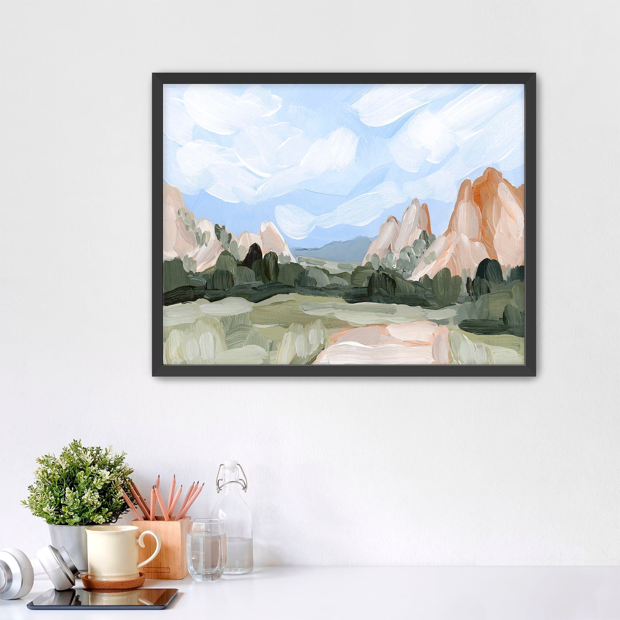 "Red Rocks" Art Print