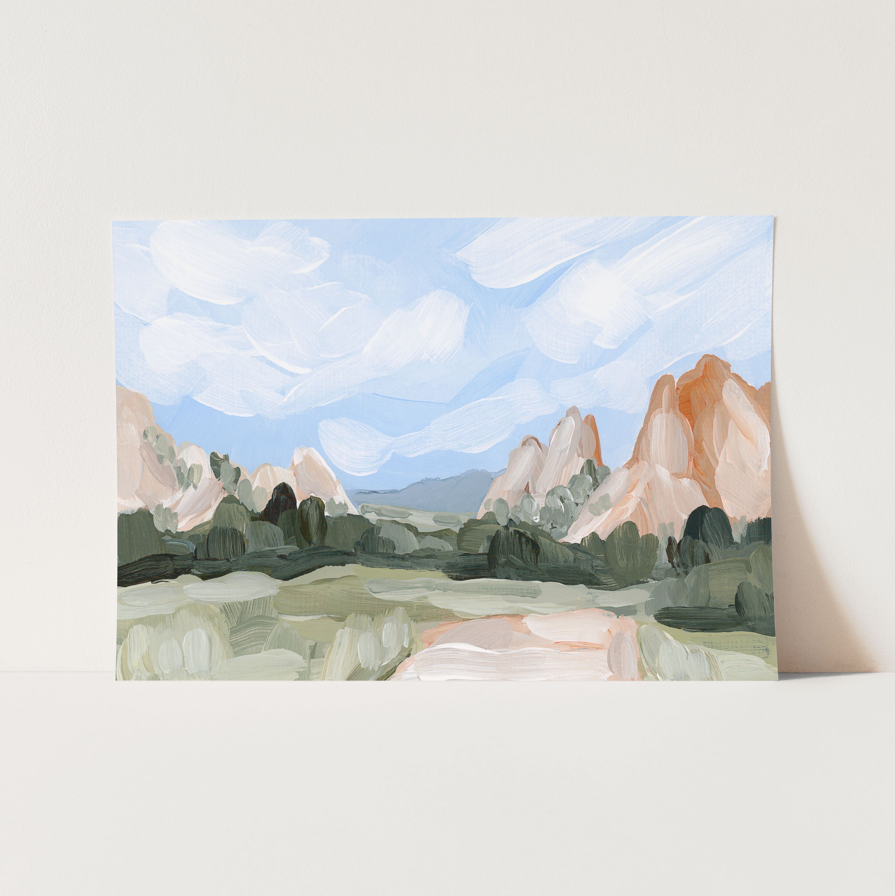 "Red Rocks" Art Print