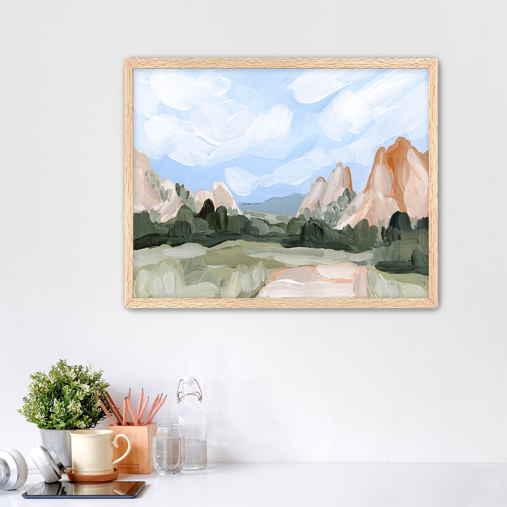 "Red Rocks" Art Print