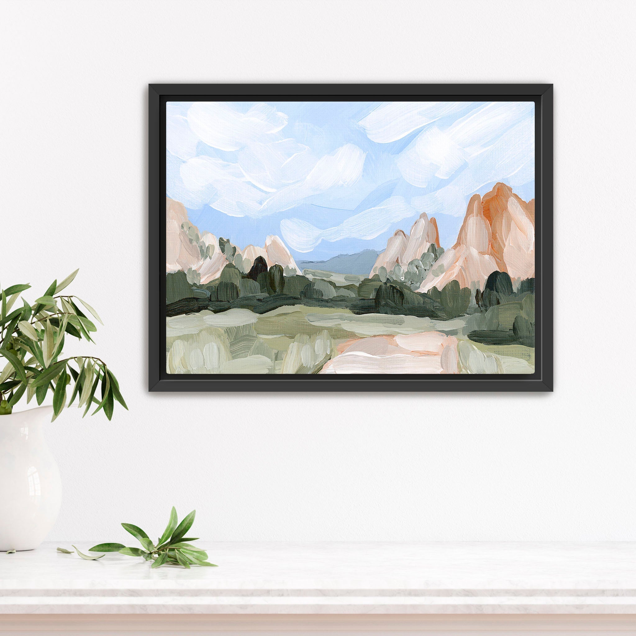 "Red Rocks" Art Print