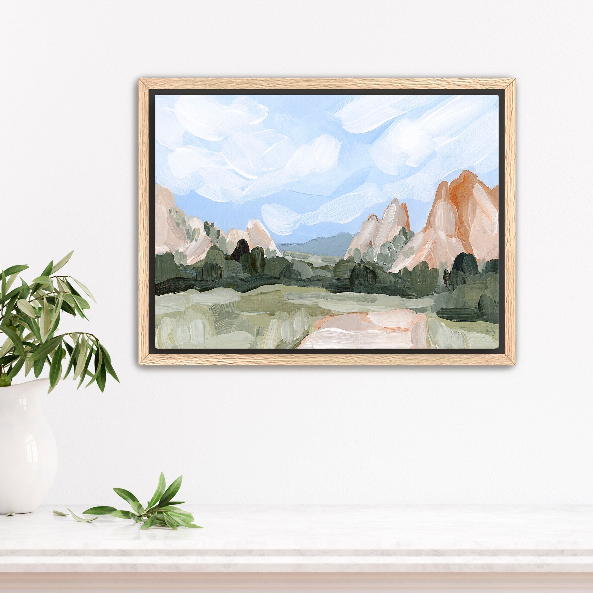 "Red Rocks" Art Print