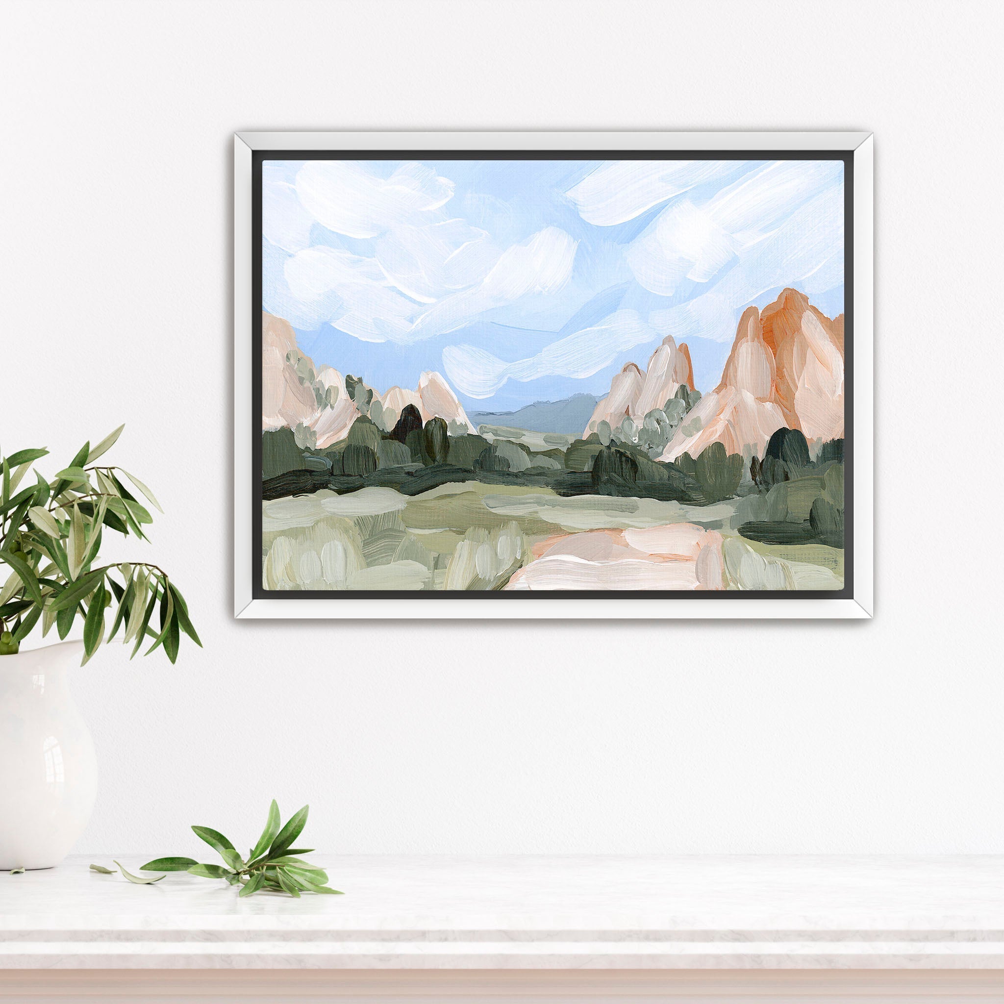 "Red Rocks" Art Print