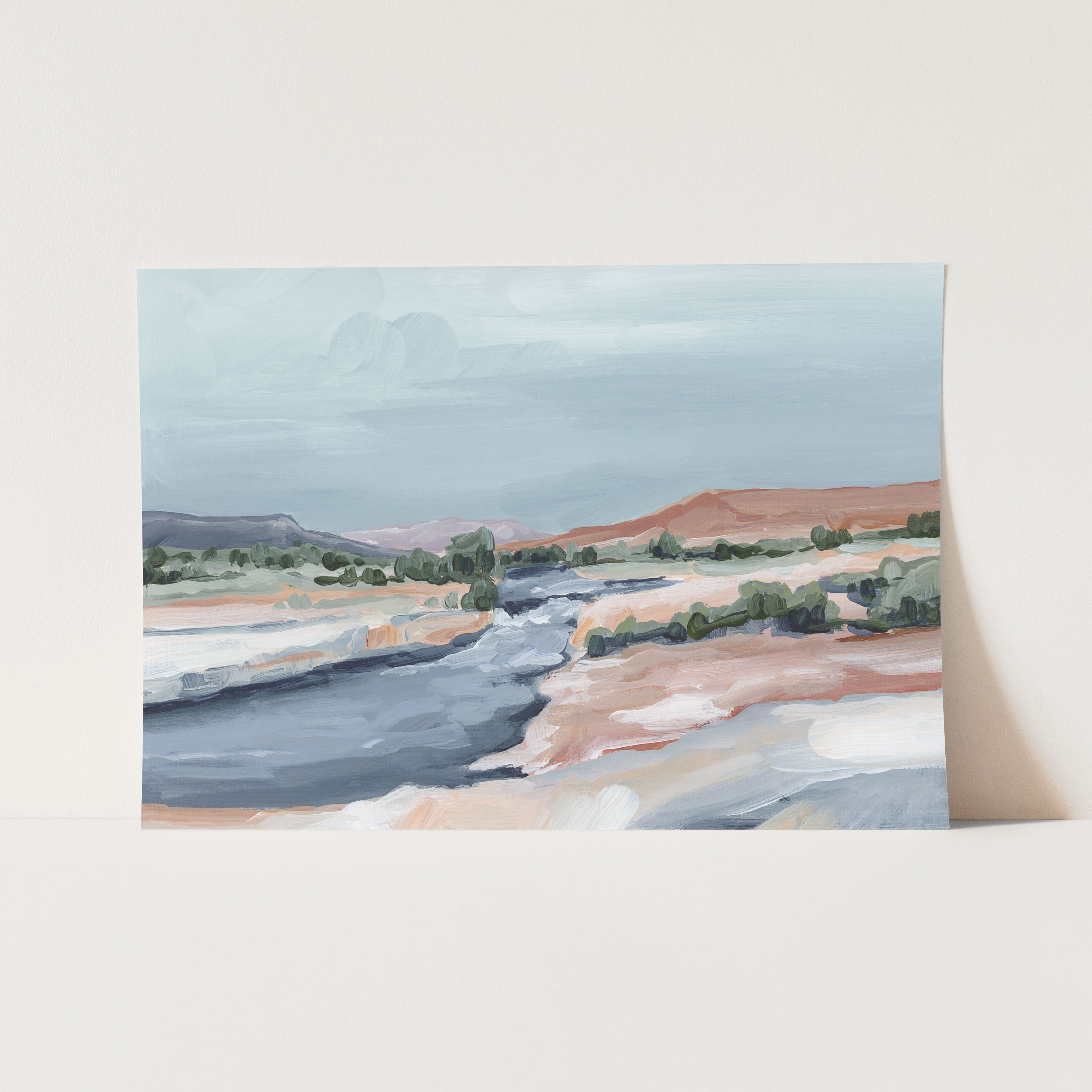 "River Through Zion" Art Print