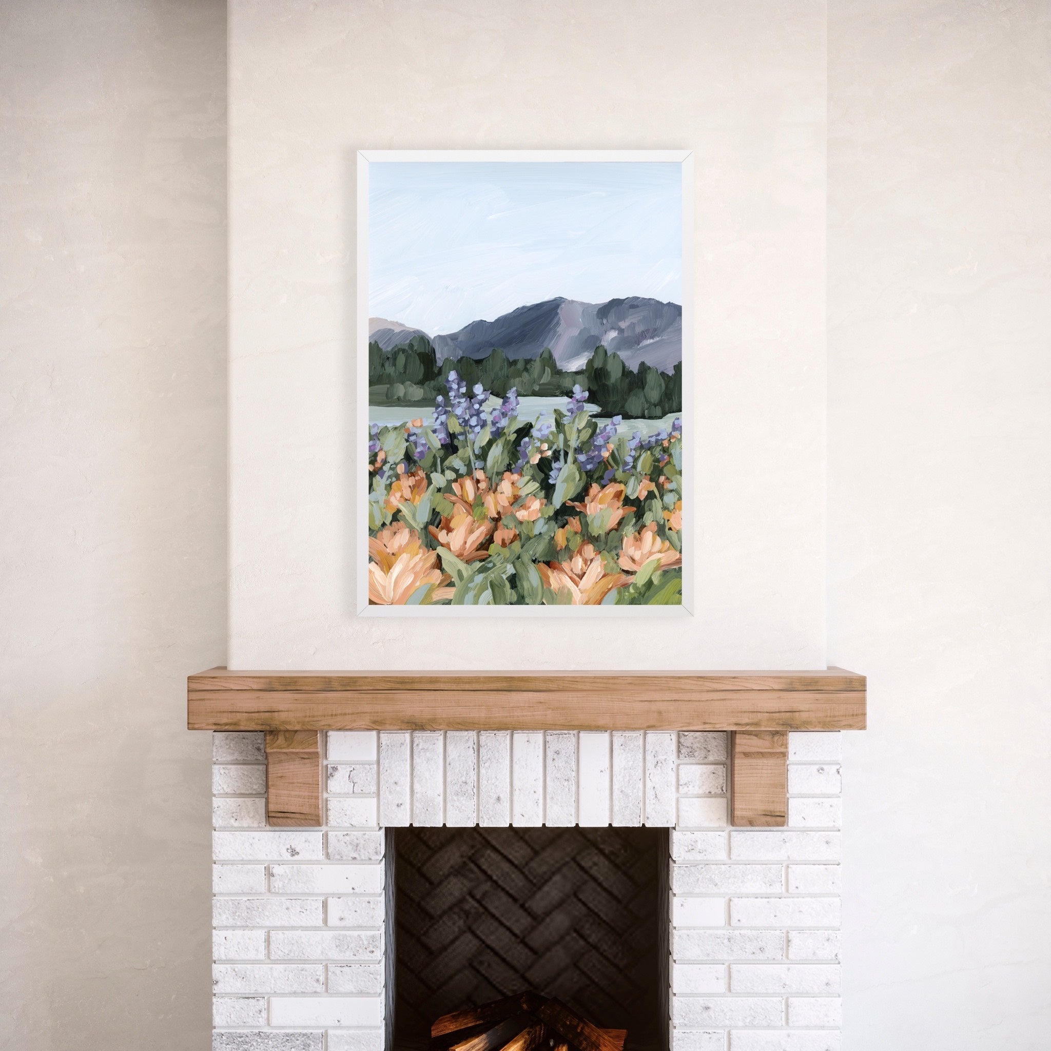 "Rocky Mountain Summer" Art Print