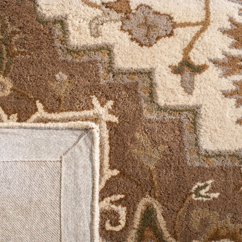 Royalty Wool Rug in Beige and Sage