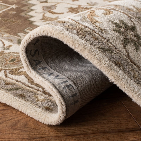 Royalty Wool Rug in Beige and Sage