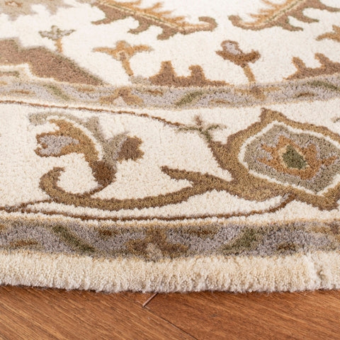 Royalty Wool Rug in Beige and Sage