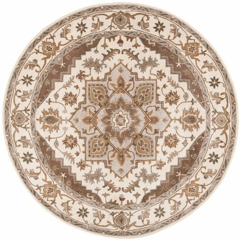 Royalty Wool Rug in Beige and Sage