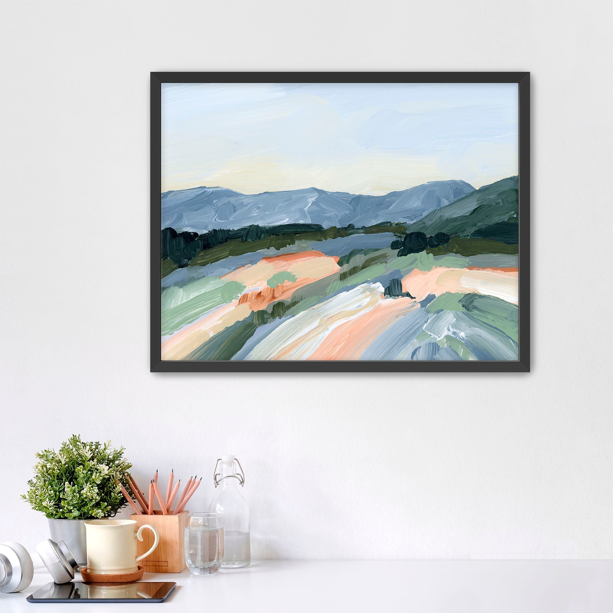 "Run to the Mountains" Art Print