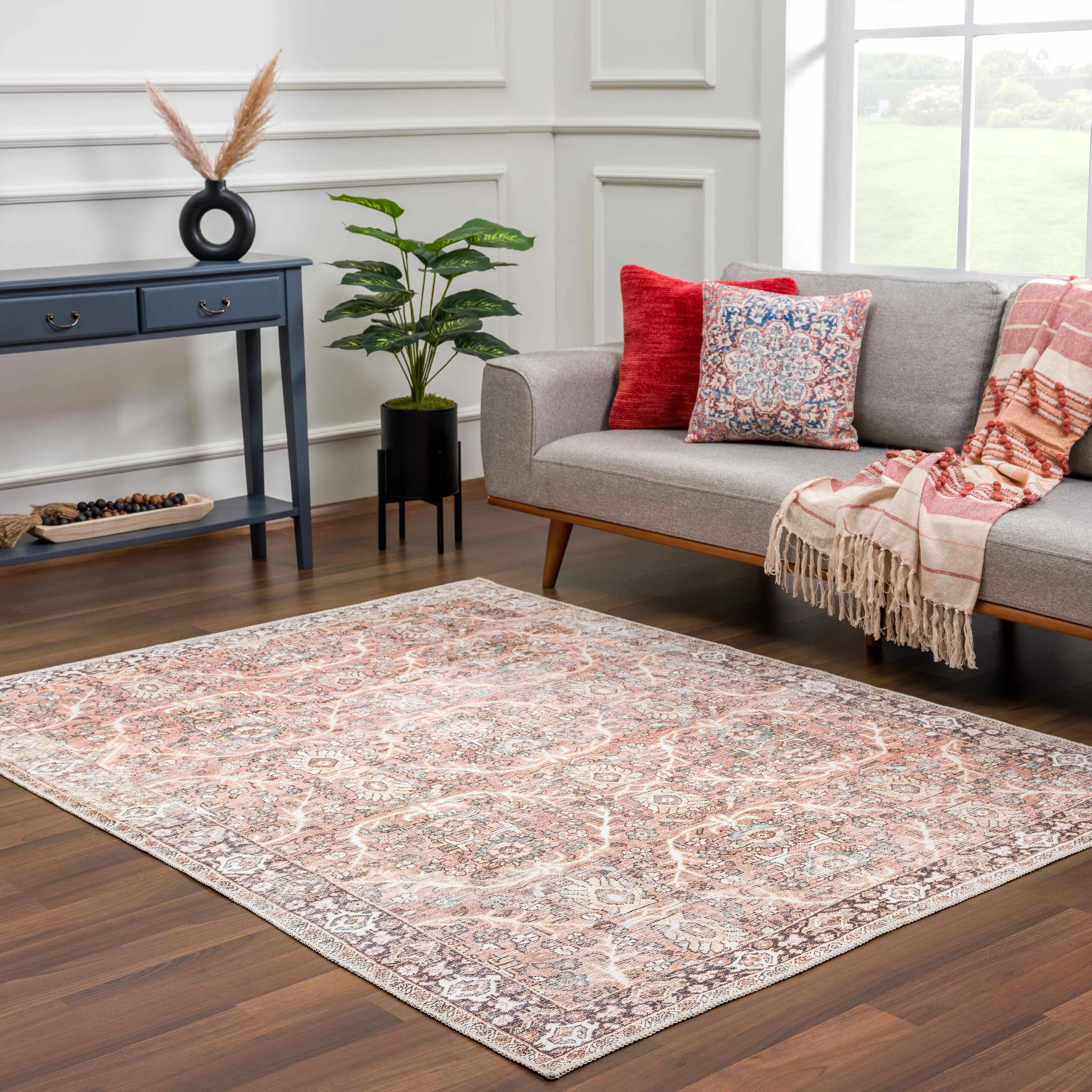 Bian Washable Distressed Rug - Limited Edition