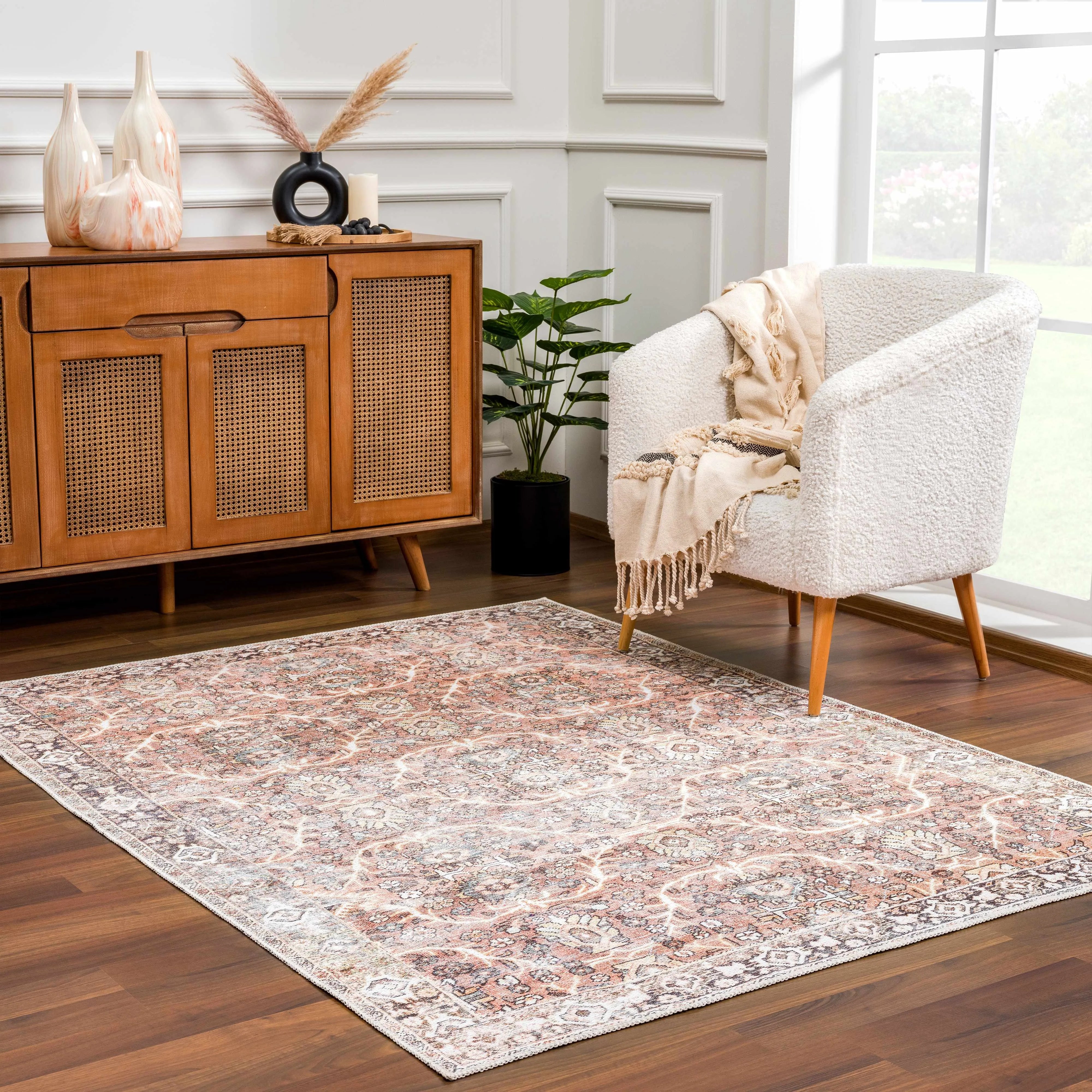 Bian Washable Distressed Rug - Limited Edition