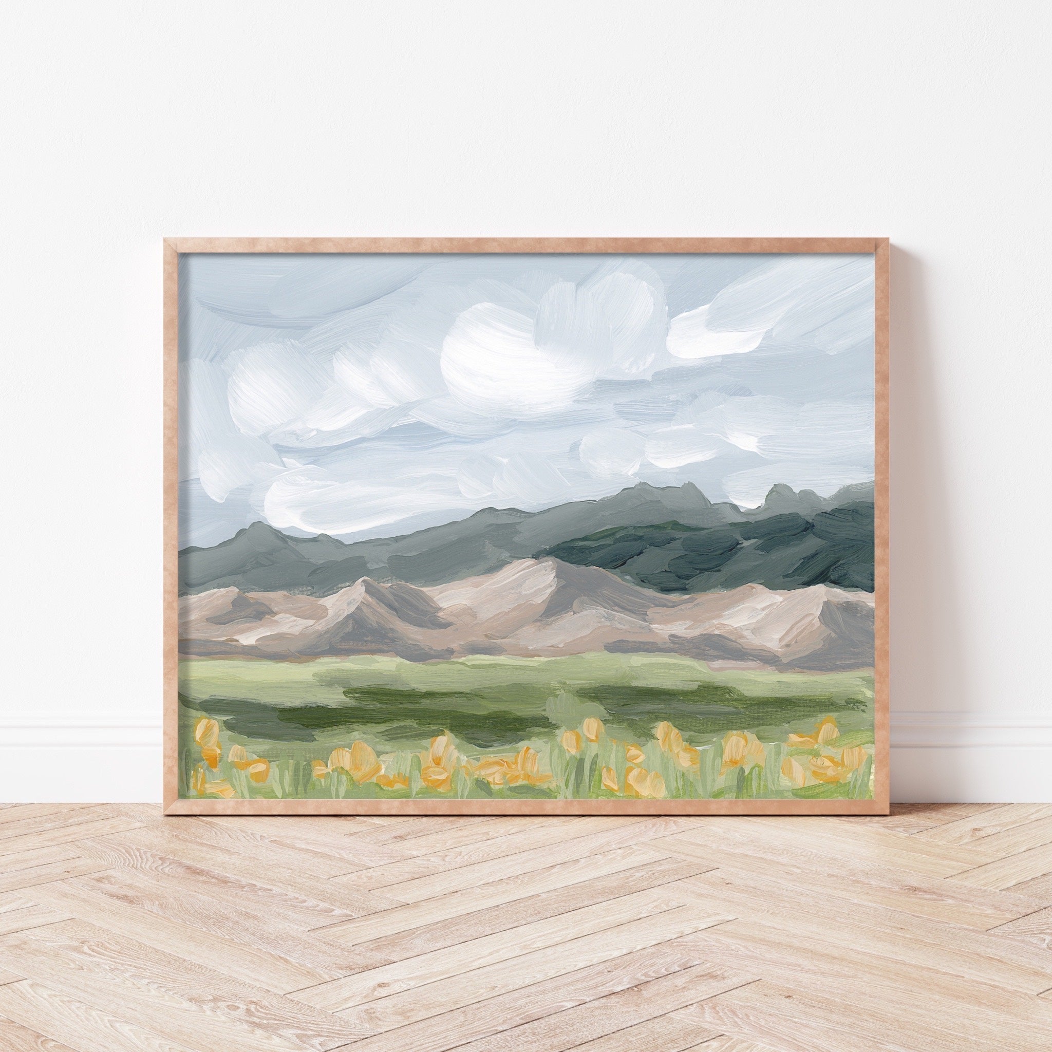 "Sand Dunes in Summer" Art Print