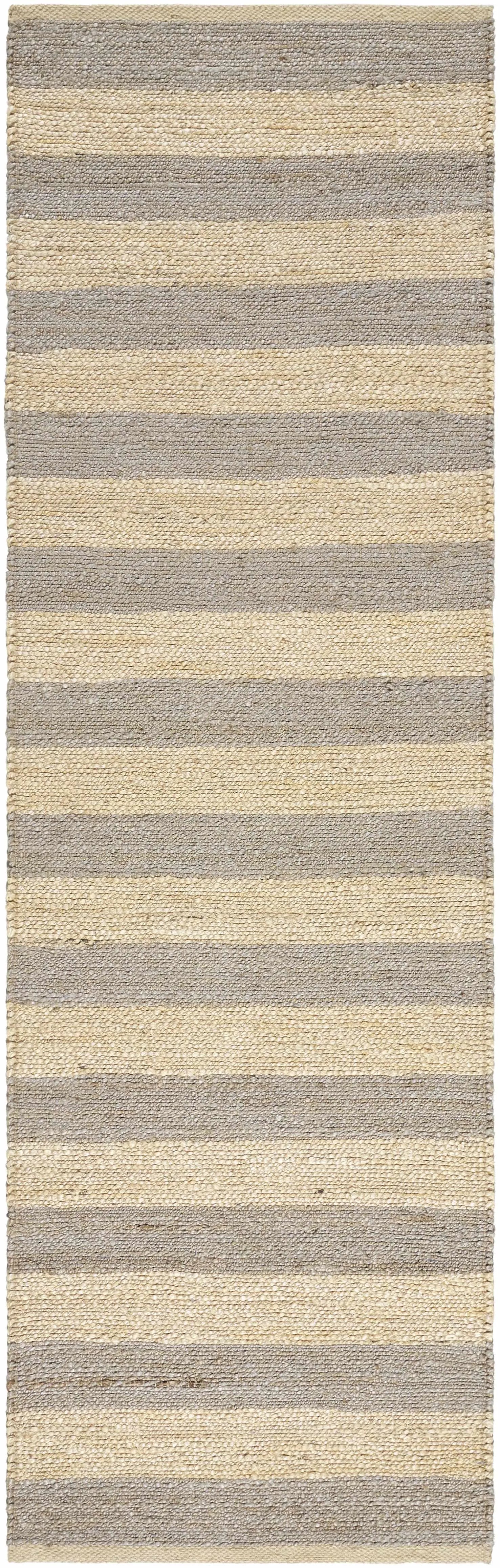 Ilkay Block Stripe Jute Rug