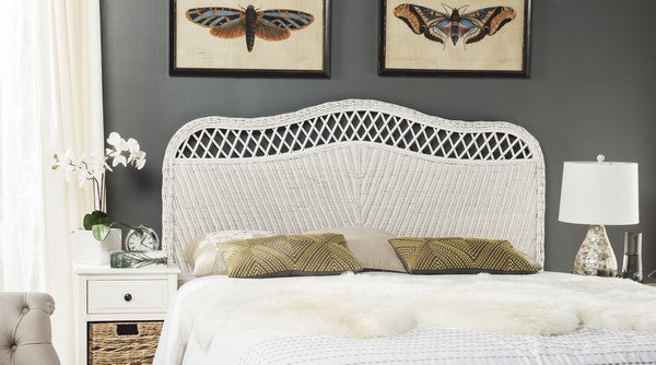 Sephina Rattan Headboard in White