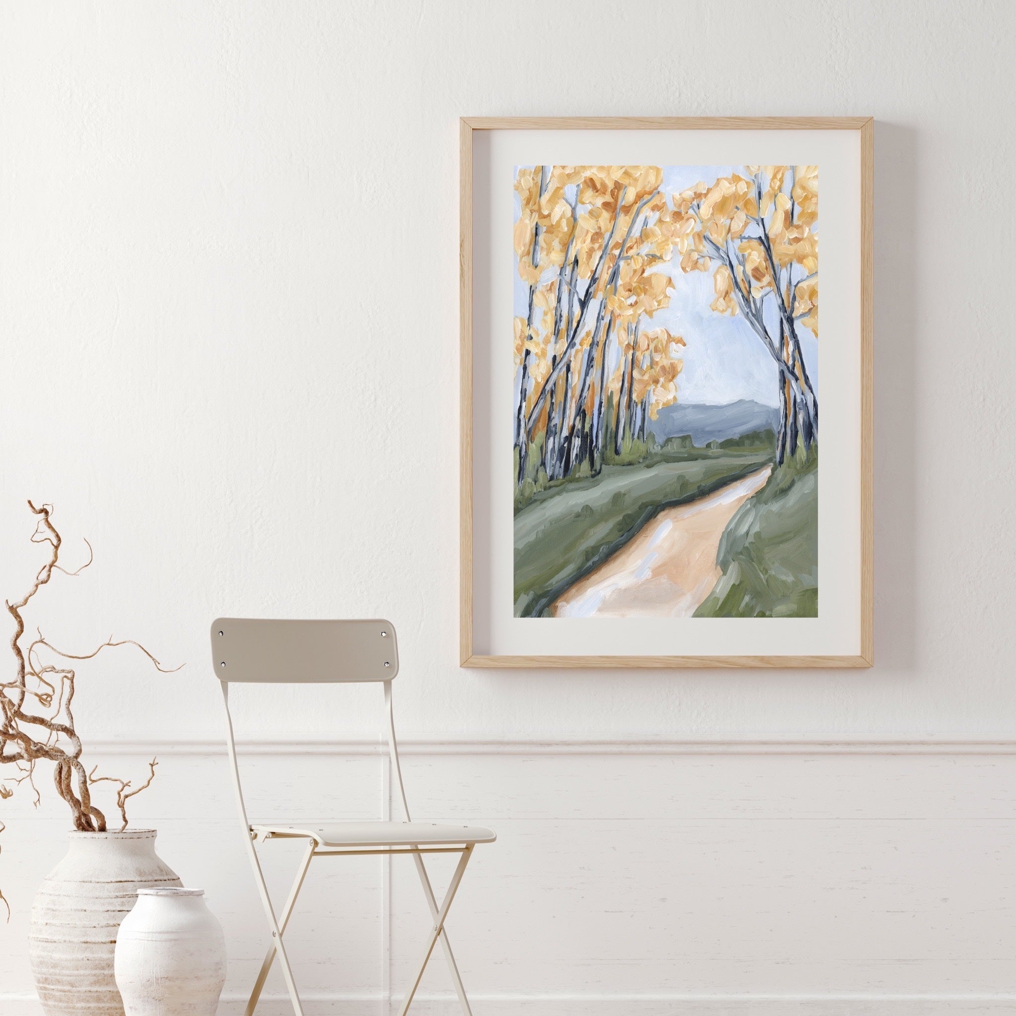 "September Trees" Art Print