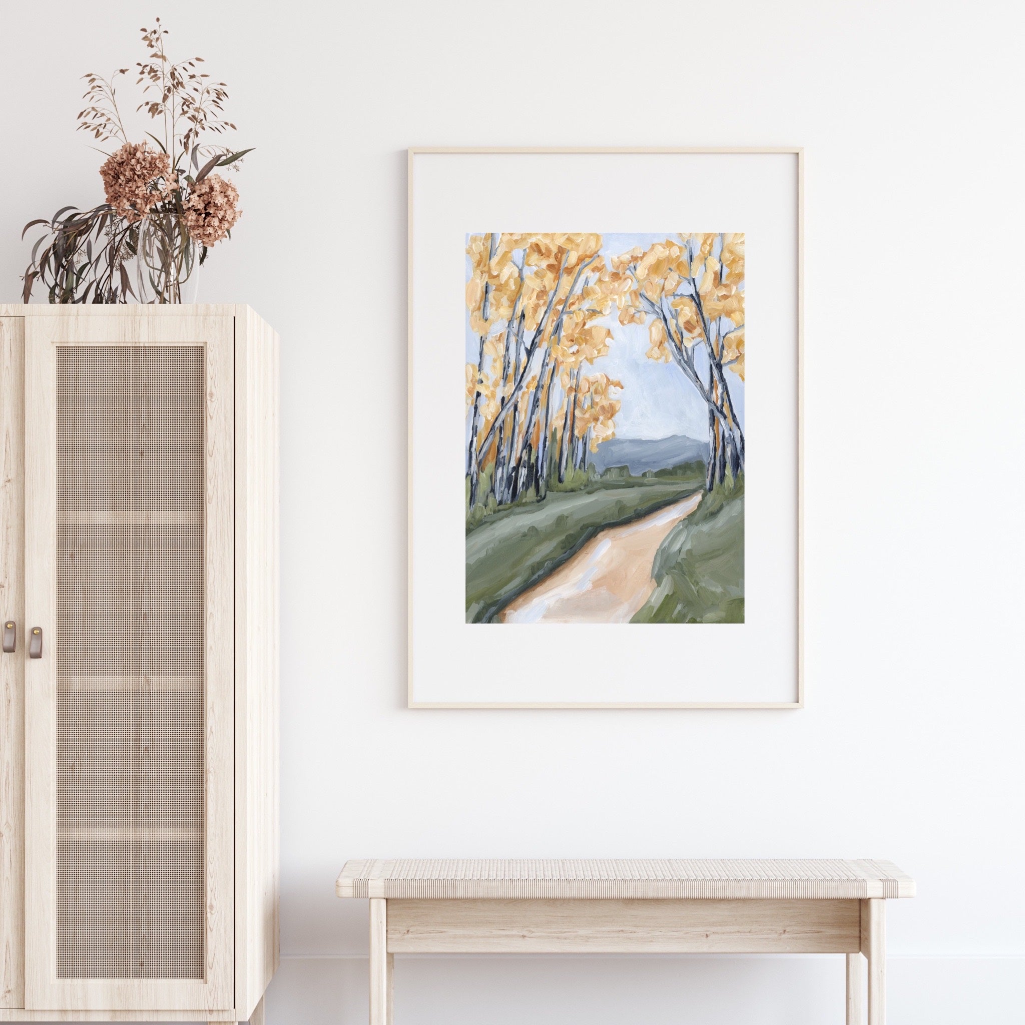 "September Trees" Art Print