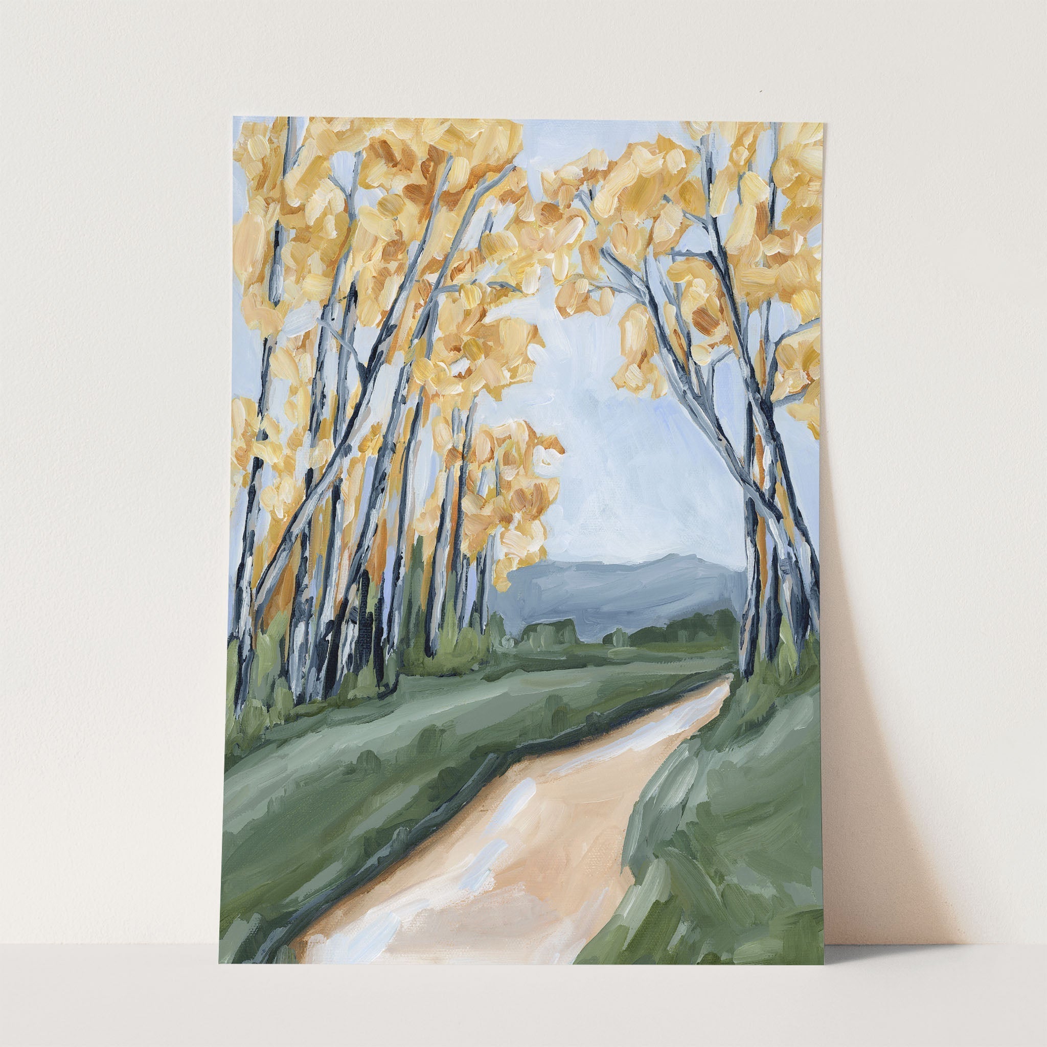 "September Trees" Art Print