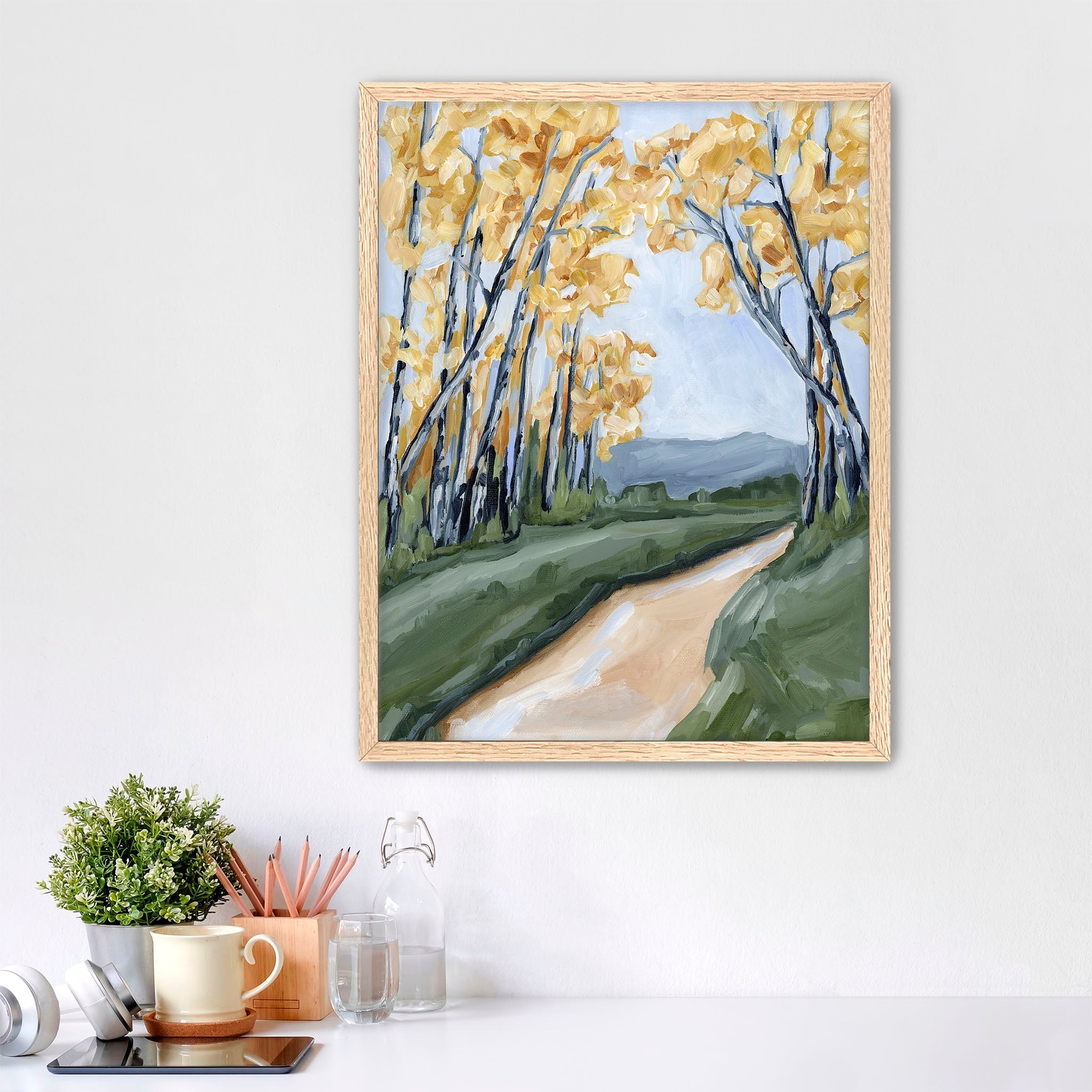 "September Trees" Art Print