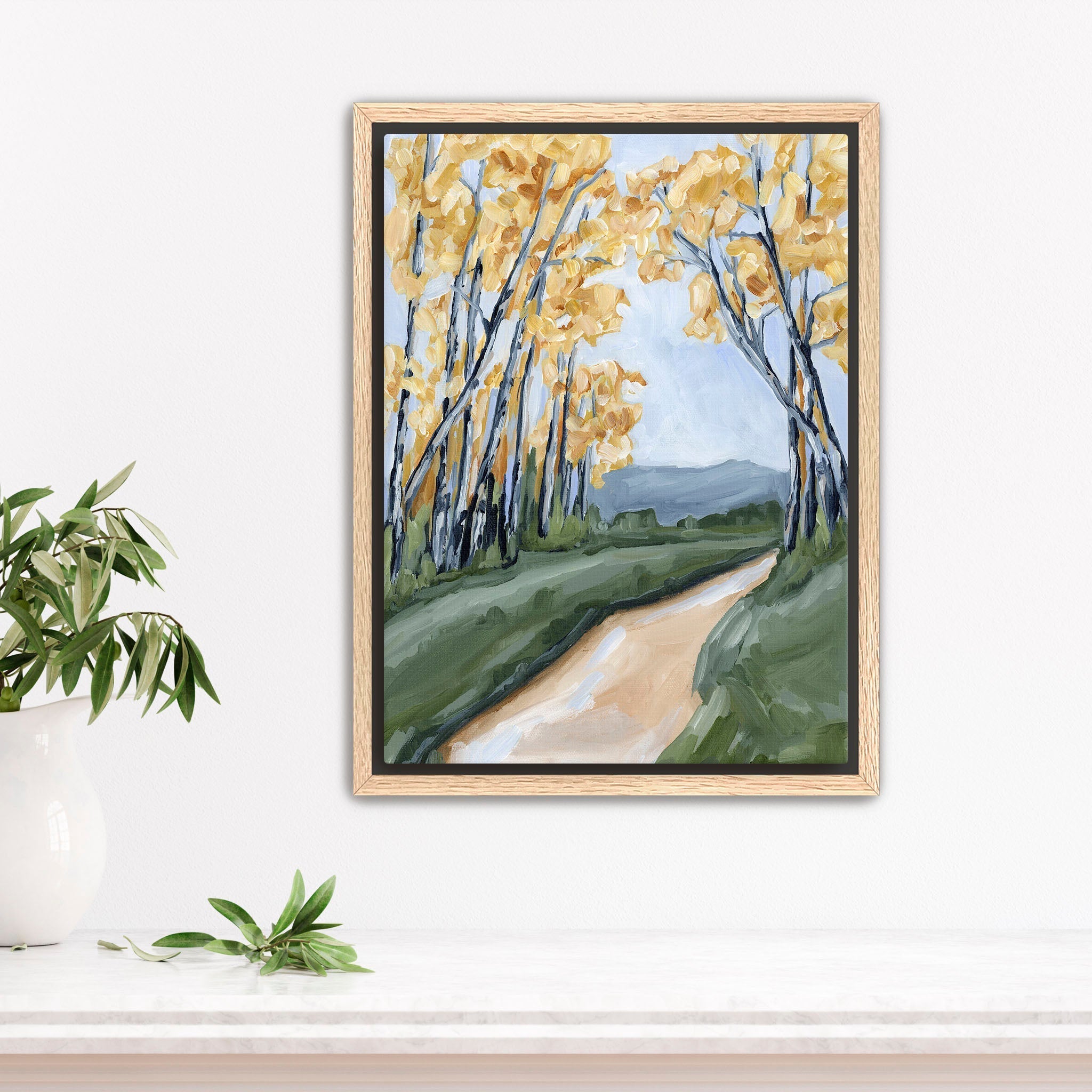 "September Trees" Art Print