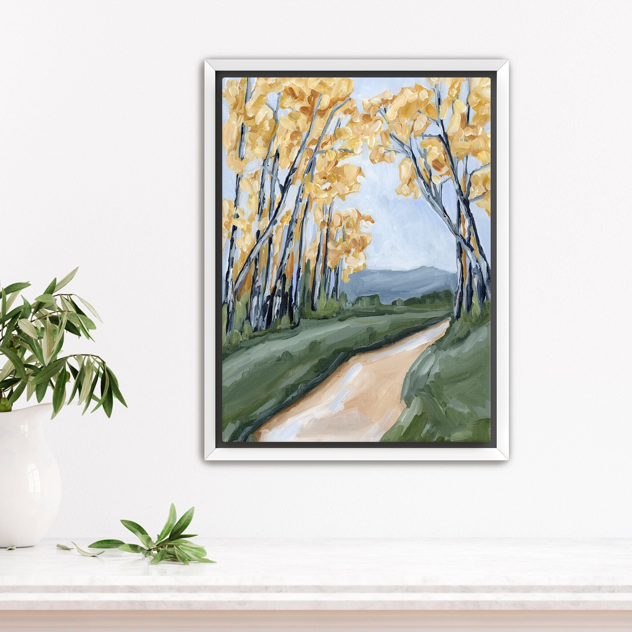 "September Trees" Art Print