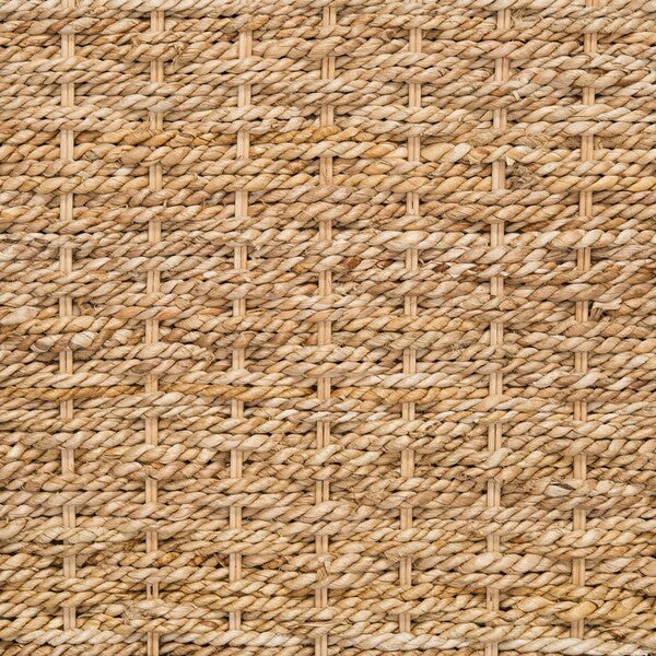 Galen Woven Banana Stem Bed in Natural and Black