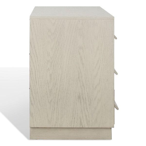 Safavieh Deirdra White Washed 3-Drawer Wood Chest