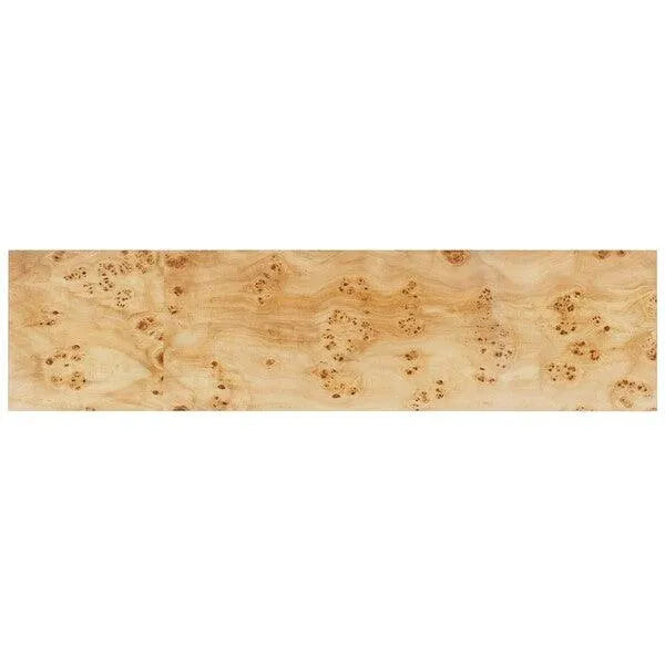 Safavieh Katelynn Burled Mappa Wood Console Table in Natural