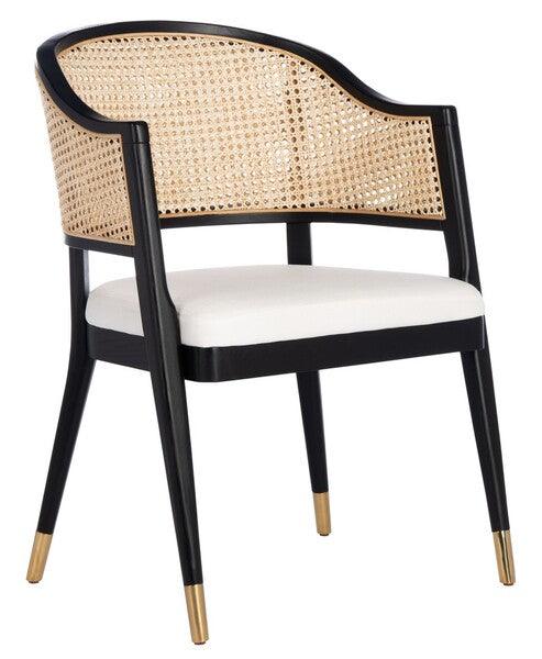 Safavieh Rogue Black-Natural Design Rattan Dining Chair