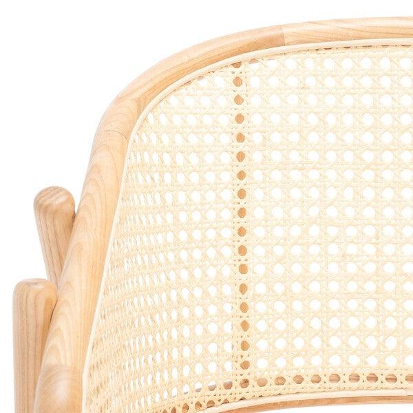 Safavieh Emmy Natural Rattan Back Dining Chair