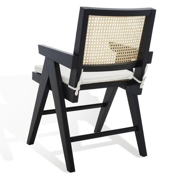 Safavieh Colette Black-Natural Rattan Armchair